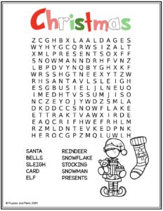 Celebrate the season with a fun and educational Christmas word search! This free word search activity is great for keeping kids learning and engaged. Save this pin for holiday word search printables that make learning fun.