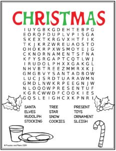 Keep kids learning and entertained this holiday season with a fun Christmas word search! This free word search is perfect for vocabulary practice in a festive format. Save this pin for a ready-to-use holiday word search activity.