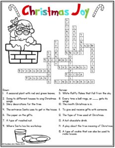 Crossword puzzles are an engaging way to bring holiday spirit into the classroom or homeschool. This free Christmas Joy crossword puzzle offers a fun, festive way for students to practice their vocabulary and spelling. It’s a great addition to any holiday lesson plan, making learning enjoyable. Save this pin to easily access the free printable whenever you need a quick activity. Perfect for creating a joyful, educational holiday experience.