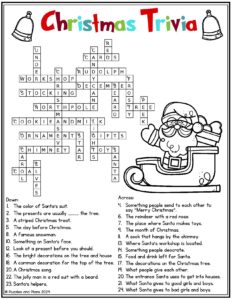 Holiday crosswords are a fun way to add festive learning to your classroom or homeschool routine. This free Christmas trivia crossword puzzle offers an exciting challenge while improving vocabulary and problem-solving skills. Perfect for engaging students with holiday-themed questions and answers. Save this pin so you can easily access the free printable whenever you want a fun and educational activity for the season. Keep this Christmas crossword on hand for a holiday learning boost.